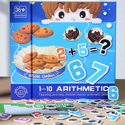 Children's Magnetic Math Decomposition Game for Early Learning and Education