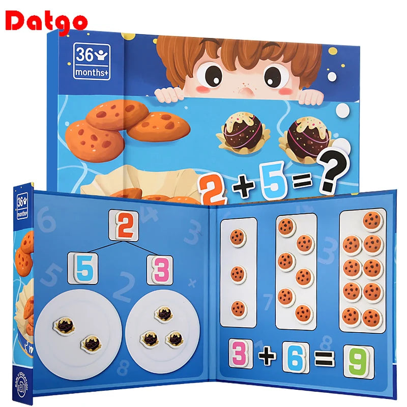 Children's Magnetic Math Decomposition Game for Early Learning and Education