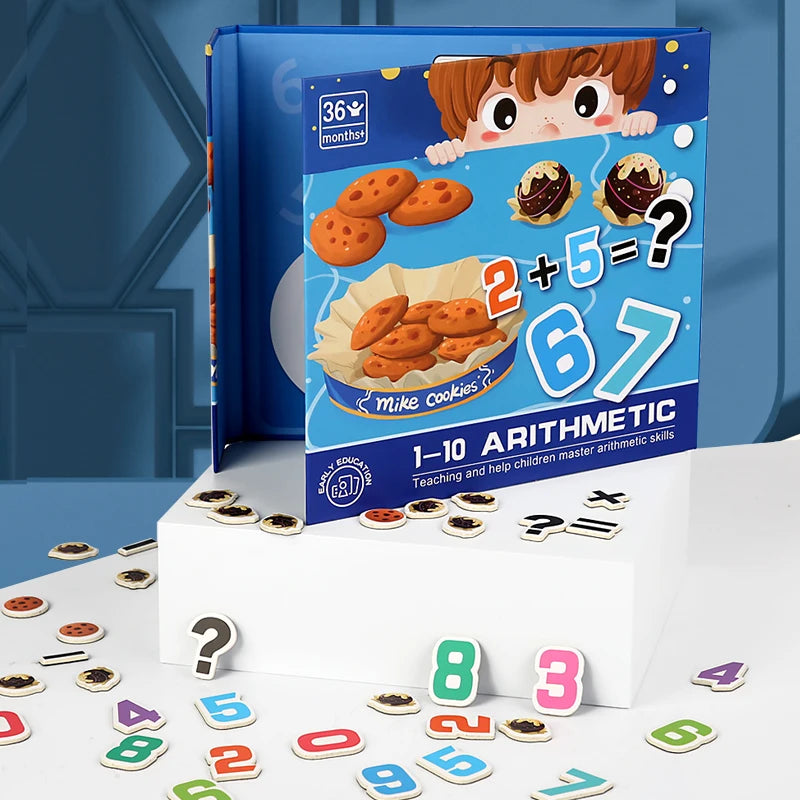 Children's Magnetic Math Decomposition Game for Early Learning and Education