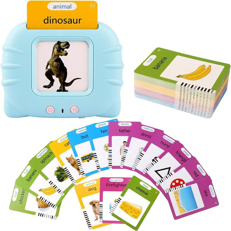 Talking Flash Cards Learning English Toys for Boys and Girls, Learning Cards Sensory Toys, Speech Training Toys, 112 Cards 224 Sight Words Speaking Flash Cards,Montessori Interactive Educational Learning Tools Christmas Gifts