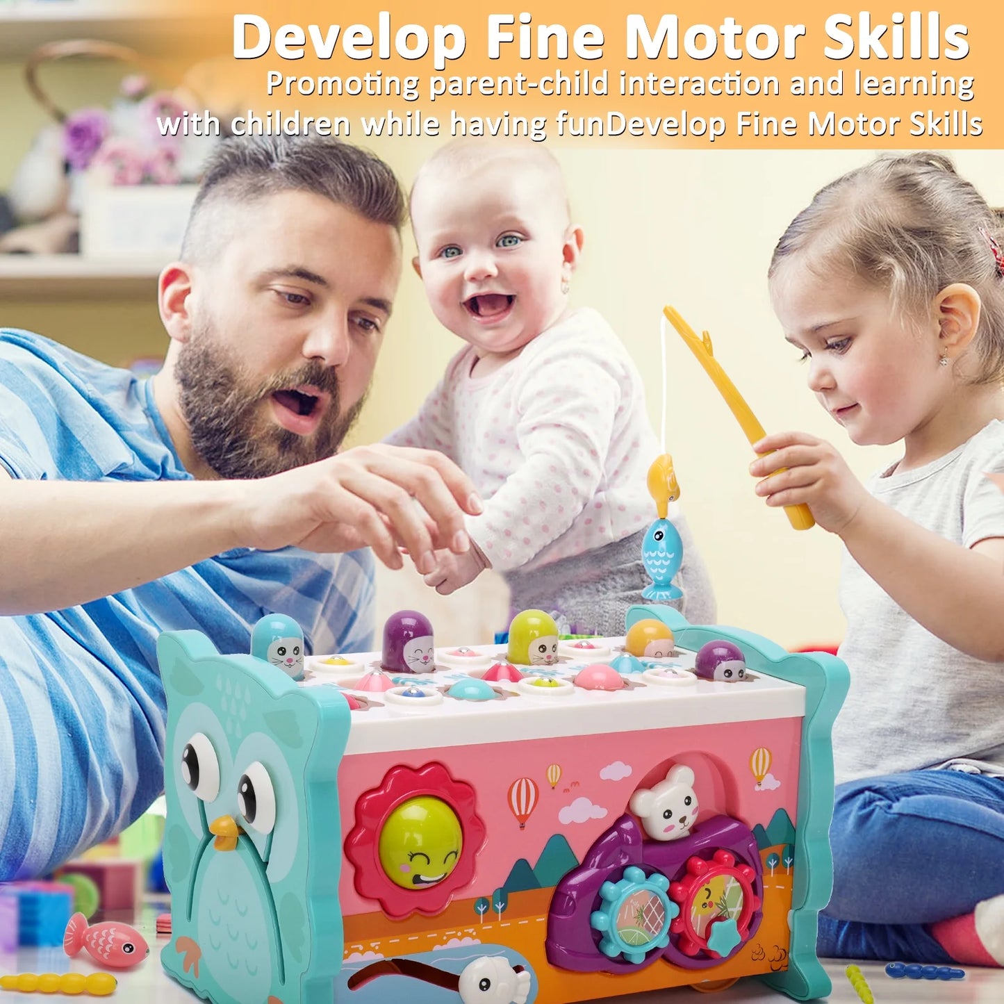 Learning Toys 8 in 1 Baby Sensory Toys Toddler Educational for Kids 1- 3Y Boys & Girls