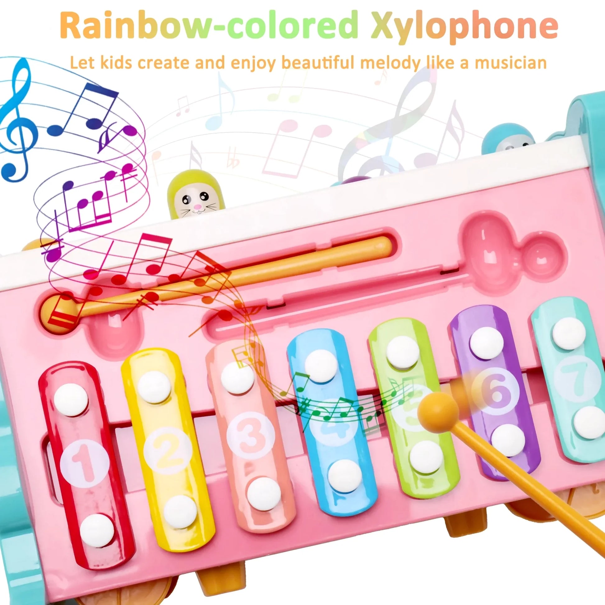 Learning Toys 8 in 1 Baby Sensory Toys Toddler Educational for Kids 1- 3Y Boys & Girls